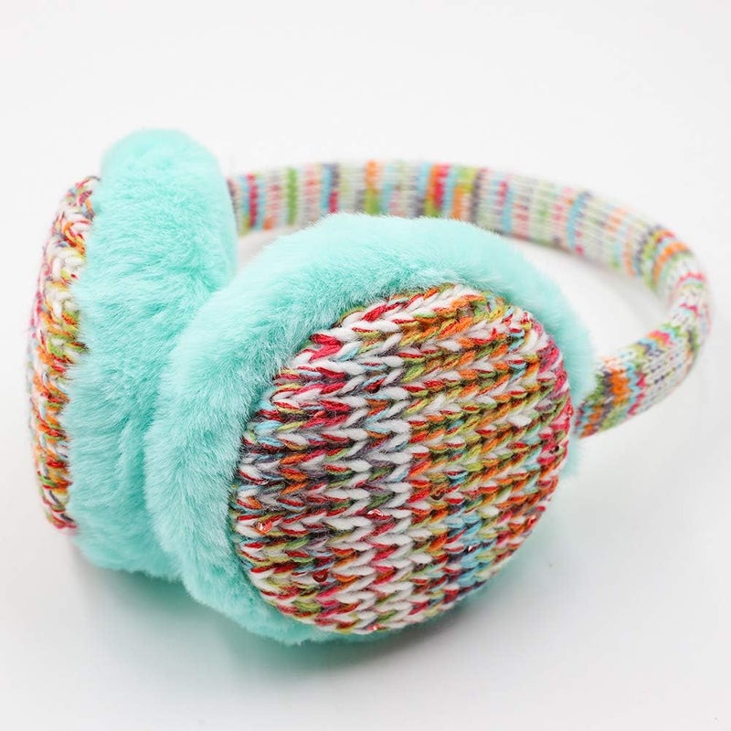 Ztl Kids Knit Earmuffs Winter Outdoor Plush Ear Warmers for Boys Girls 4-16 Years - Image 3